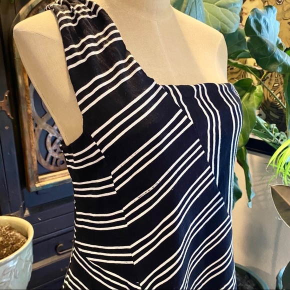 Anthropologie Maeve Moka One Shoulder Knit Dress - Picture 13 of 16